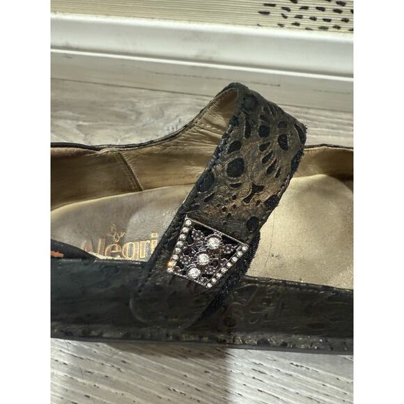 ALEGRIA PAL-845 Paloma Treasure Bronze Brown Leather Mary Jane Shoes 7/37 $140 - Picture 2 of 8